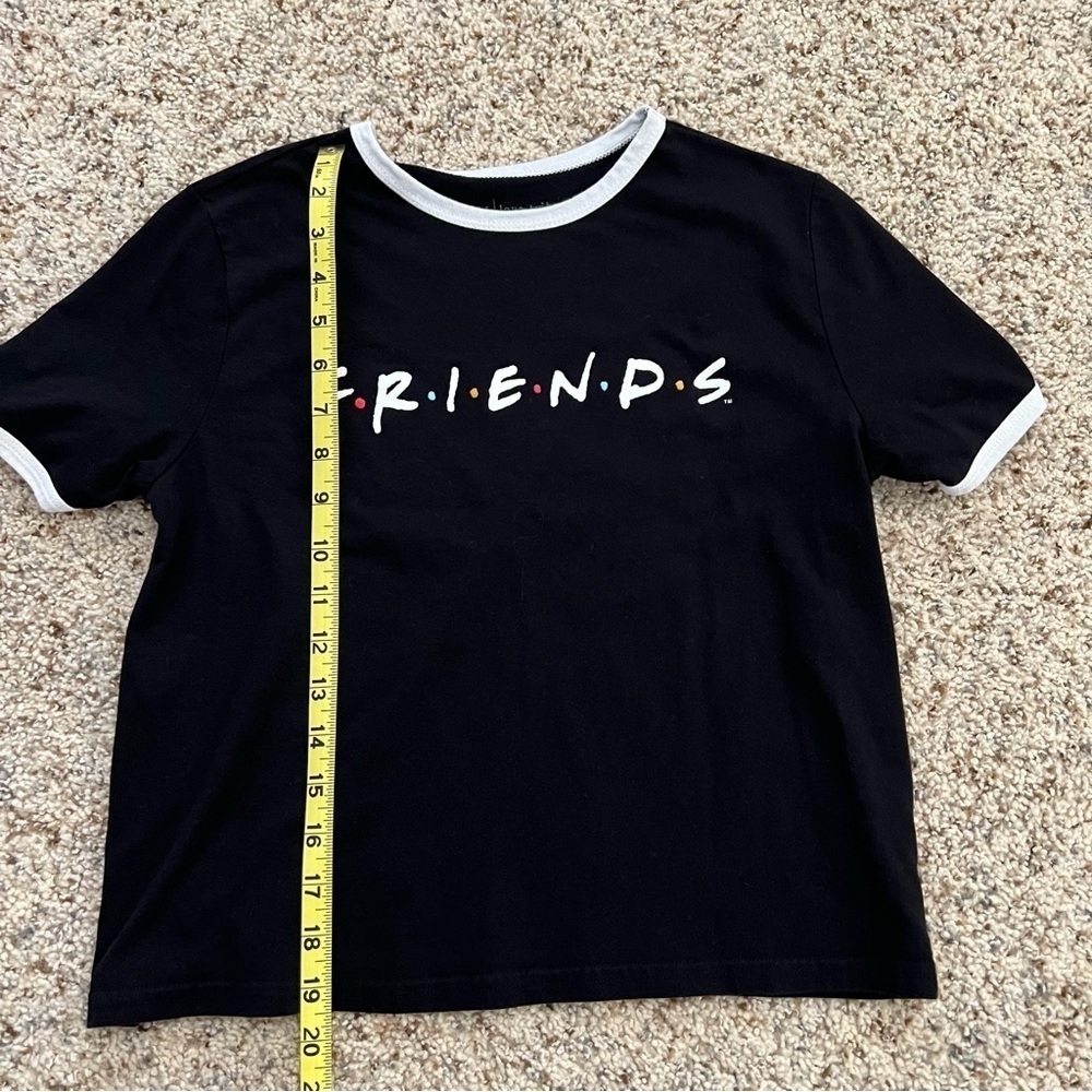 2/$30 Friends cropped logo tee by Love Tribe.  Size Small - Picture 7 of 9